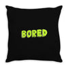bored Throw Pillow