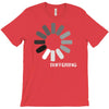 buffering  funny retro loading computer console fashion party T-Shirt