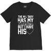 military has my soldier i have his heart V-Neck Tee