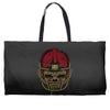 american football skull Weekender Totes