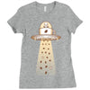 alien coffee invasion Ladies Fitted T-Shirt