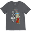volcano head V-Neck Tee