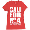 california republic (2) Ladies Fitted T-Shirt