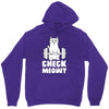 gym cat workout Unisex Hoodie