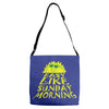 easy like sunday morning t shirt Adjustable Strap Totes