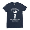 hillbilly hog wrestling champ Ladies Fitted T-Shirt