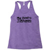 my dad's tattoos are cooler than yours Racerback Tank