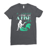 mermaid Ladies Fitted T-Shirt