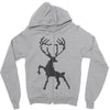 christmas deer Zipper Hoodie