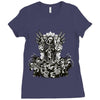 camisa de los muertos Ladies Fitted T-Shirt
