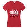 i am sherlocked Women's V-Neck T-Shirt