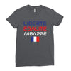 Librate Egalite Mbappe France Ladies Fitted T-Shirt