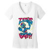 undead zed Women's V-Neck T-Shirt