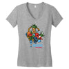 melvins bullhead Women's V-Neck T-Shirt