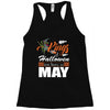 Halloween Kings Are Born In May Racerback Tank