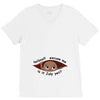 July Peeking Out Baby Boy V-Neck Tee