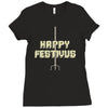 happy festivus Ladies Fitted T-Shirt