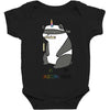 %5 unicorn %95 ninja Baby Bodysuit