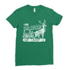 I Like Big Bucks And I Cannot Lie Ladies Fitted T-Shirt