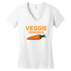 Veggie Powered Women's V-Neck T-Shirt