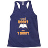 humor book t shirt Racerback Tank