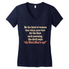 devil Women's V-Neck T-Shirt