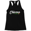 chicana with rose Racerback Tank