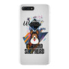 who loves german shepherd iPhone 7 Plus Case