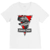 jurassic park raptor natural V-Neck Tee