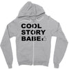 cool story bro t shirt small funny awesome meme nerdy geeky humor frat Zipper Hoodie