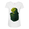 pocket raptor Maternity Scoop Neck T-shirt