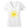 sun Women's V-Neck T-Shirt