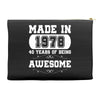 made in 1978 40 years of being awesome Accessory Pouches
