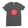 red logo Ladies Fitted T-Shirt