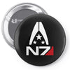 mass effect  alliance n7 logo Pin-back button
