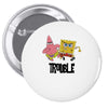 Trouble Pin-back button