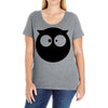 ghost burung Ladies Curvy T-Shirt