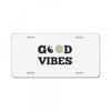 good vibes License Plate