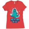 reptar on ice Ladies Fitted T-Shirt