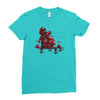 mushroom eater Ladies Fitted T-Shirt