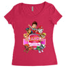 paw patrol birthday girl grandpa Women's Triblend Scoop T-shirt