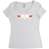 top gun logo cool retro Women's Triblend Scoop T-shirt