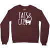 tats and cats Crewneck Sweatshirt