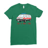 how i roll ambulance Ladies Fitted T-Shirt