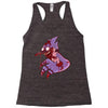 mordecai from regular show, walking dead Racerback Tank