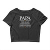 papa man myth legend Crop Top