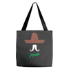 ladies sombrero  funny retro mexico mustache designer Tote Bags