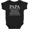 papa man myth legend Baby Bodysuit
