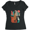 FLOCK OF BIRDS Women's Triblend Scoop T-shirt