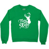 trophy wife deer Crewneck Sweatshirt